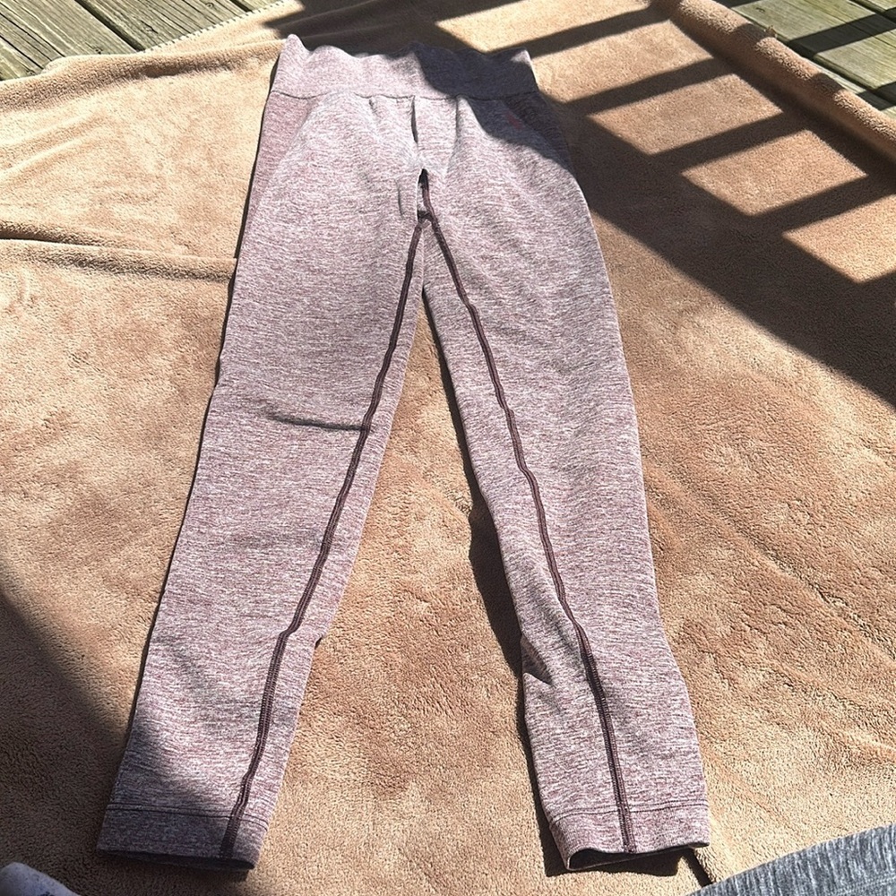 Gymshark High Waisted Flex Leggings Winter Berry Rose Slate​
